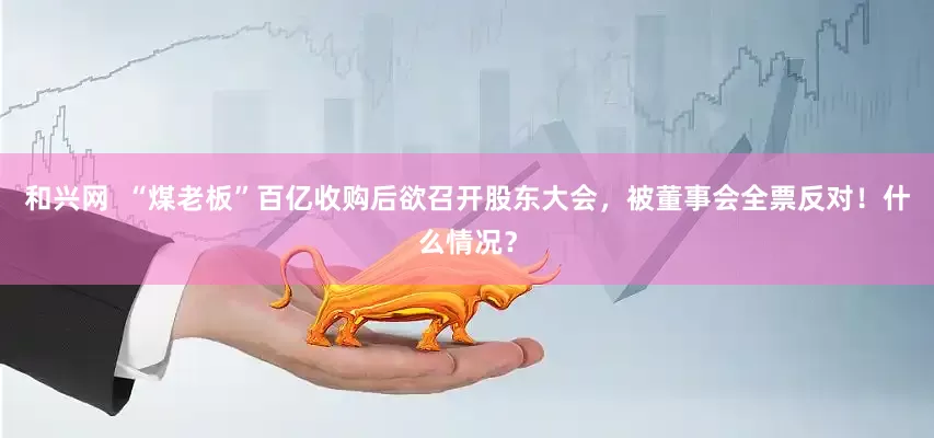 和兴网  “煤老板”百亿收购后欲召开股东大会，被董事会全票反对！什么情况？