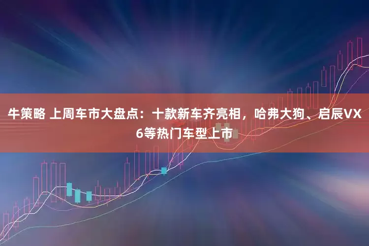 牛策略 上周车市大盘点：十款新车齐亮相，哈弗大狗、启辰VX6等热门车型上市